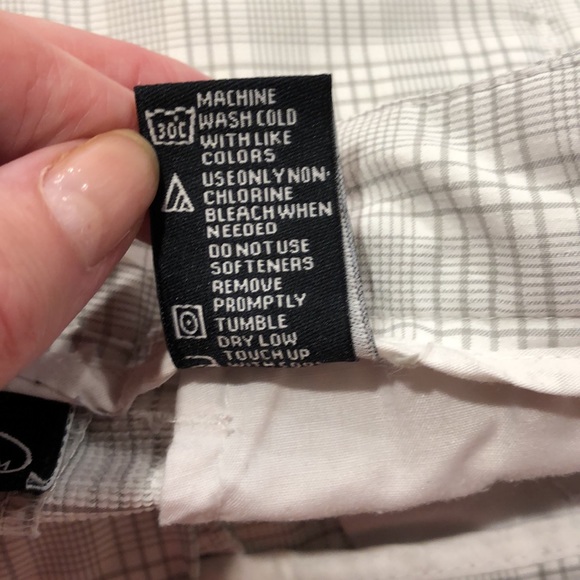 Pebble Beach Performance Shorts Mens 36 Gray White - Picture 7 of 17